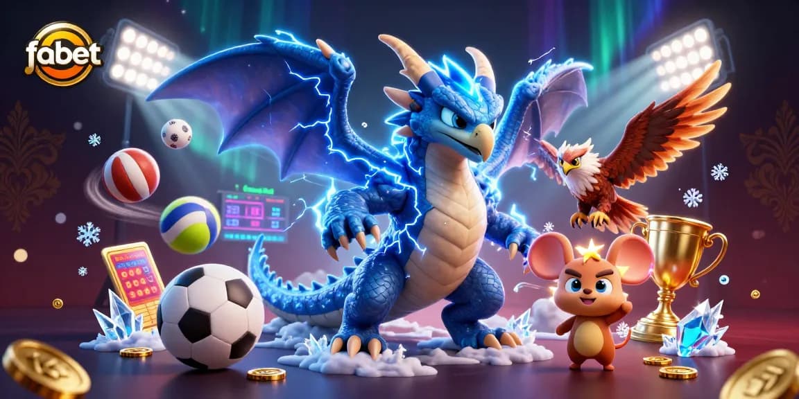 Experience thrilling sports betting action with fabet's vibrant characters and dynamic game elements.