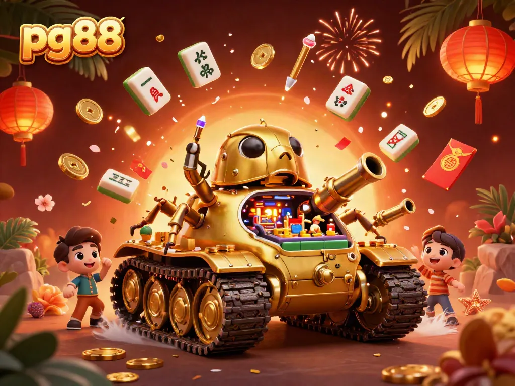 Experience gaming excitement with pg88 in a vibrant 3D casino atmosphere.