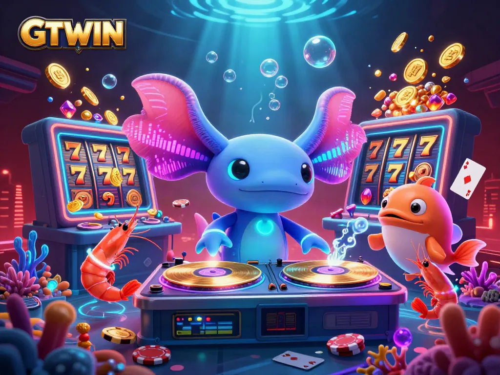 Immerse yourself in GTWIN's exciting casino world with this vibrant underwater scene!