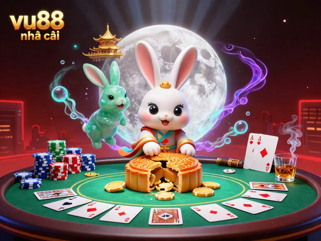 Experience thrilling gameplay at vu88 nhà cái, featuring vibrant 3D casino elements and characters.