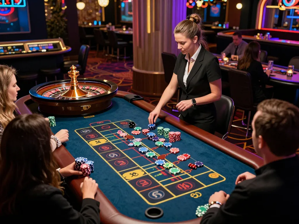 Experience the excitement of roulette at 688vbest's live casino with engaging dealers.
