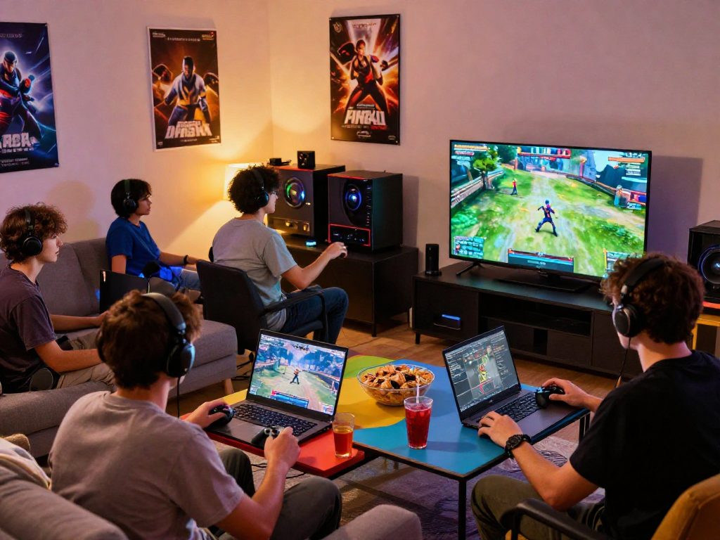 Jogadores animados aproveitando bônus da spbet em ambiente de jogo online.