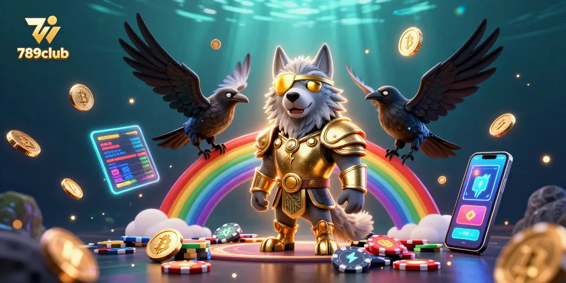 Experience thrilling gameplay at 789club with an enchanting Norse mythology scene filled with casino elements.