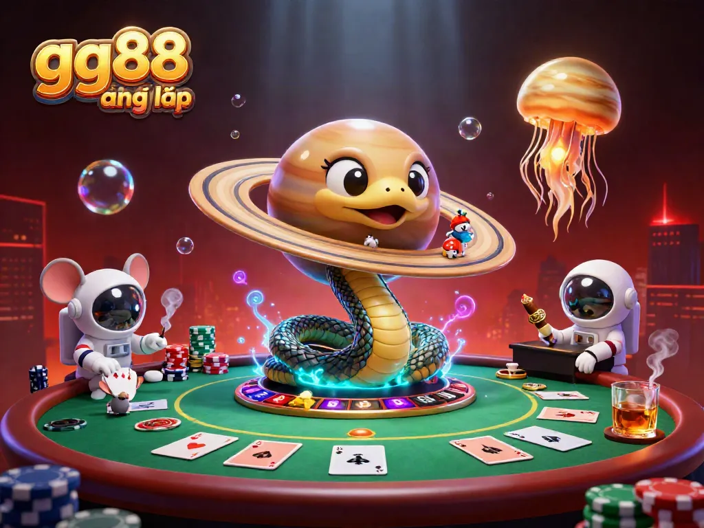 Engage with exciting bets at GG88 đăng nhập with a thrilling 3D casino illustration.
