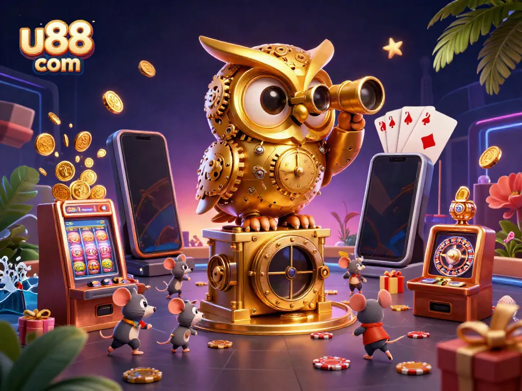 Experience thrilling gameplay at u88 com with jackpot slots and lively 3D characters in a vibrant casino!