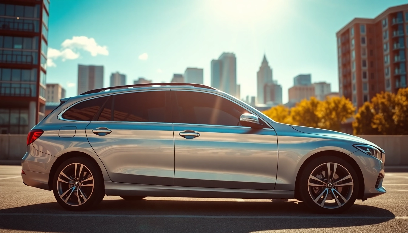 Showcase of best window tint Chattanooga TN on a stylish car highlighting its sleek appearance.