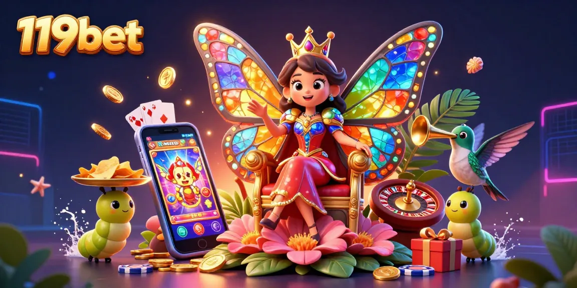 Experience the excitement of 119bet with vibrant slots and dynamic casino elements.